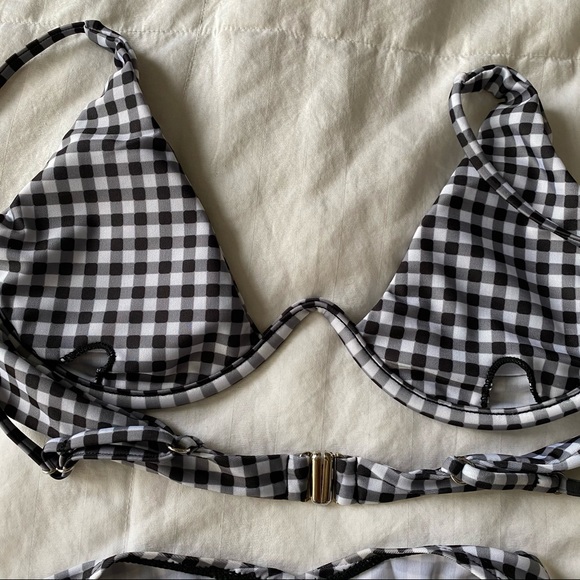 Talia Collins Gingham Bikini - Picture 4 of 5